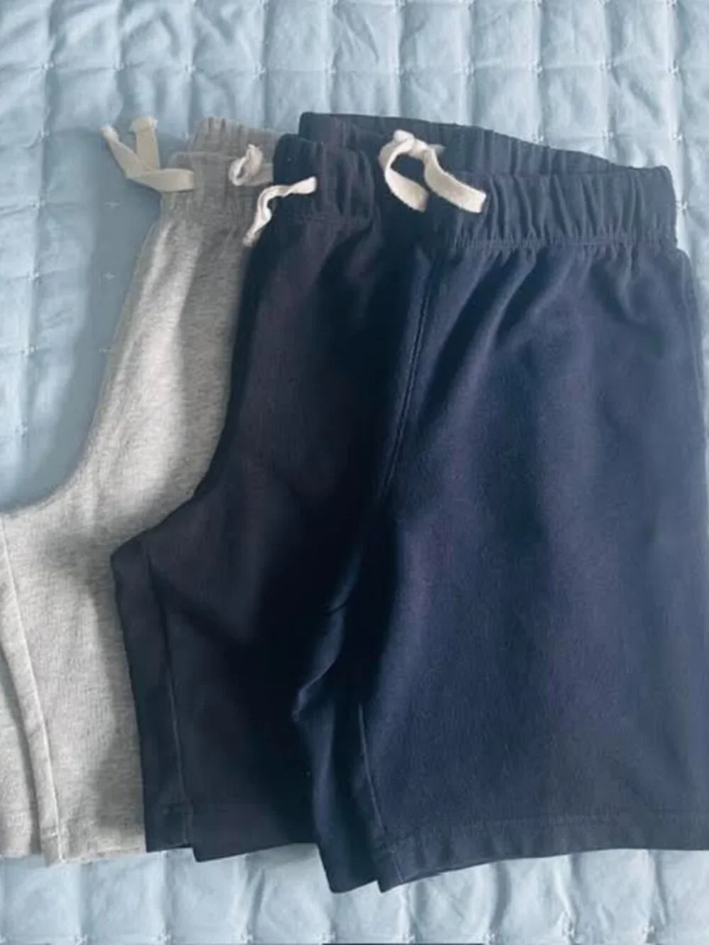The Children's Place Boys 3-Pack Shorts Size 10/12 | Black, Heather Gray & Navy